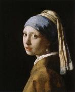 Jan Vermeer flicka med parlorbange Spain oil painting artist